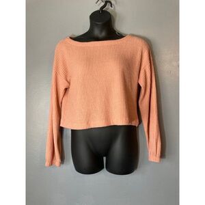 Tell Tale pink honeycomb long sleeve top